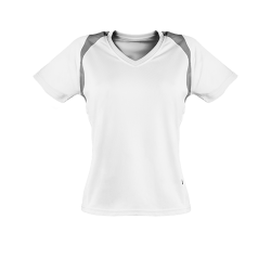 Marathon Shirt Damen weiß/silber