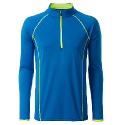 Herren Langarm Funktions-Shirt bunt