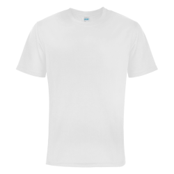 Herren Lauftrikot basic weiß