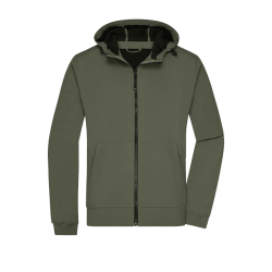 Men`s Hooded Softshell Laufjacke