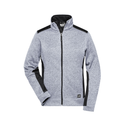 Damen Strickfleece Arbeitsjacke