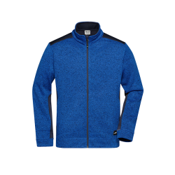 Herren Strickfleece Arbeitsjacke