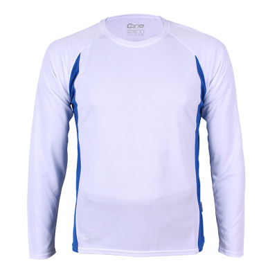 Weiß/Royalblau