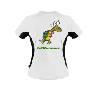 Damen Laufshirt bedrucken Turtle Logo 