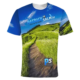 Lauftrikot mit Fotodruck vollflächig