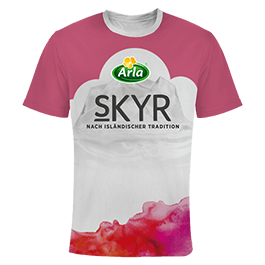 Lauftrikot mit Fotodruck vollflächig