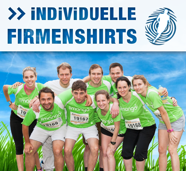 Laufshirts für den Firmenlauf