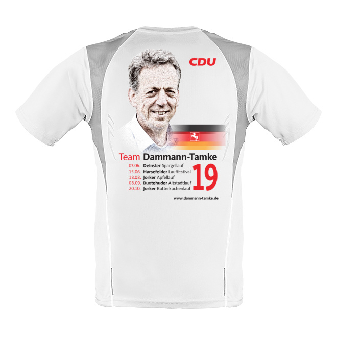 CDU Laufshirt Fotodruck