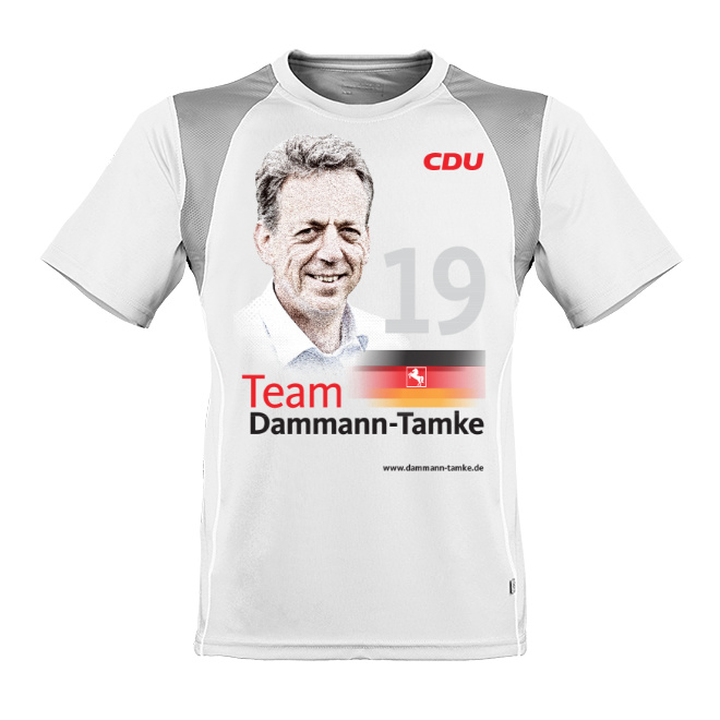 CDU Laufshirt Fotodruck