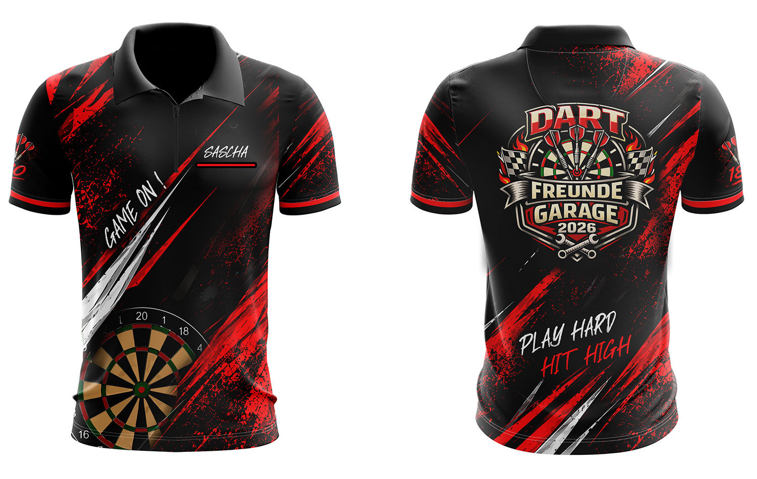 Dart Trikot Play Hard Hit High