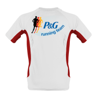 Firmen-Laufshirts-Procter-&-Gamble-Rückseite
