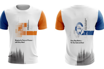 Firmenshirt-blau-orange