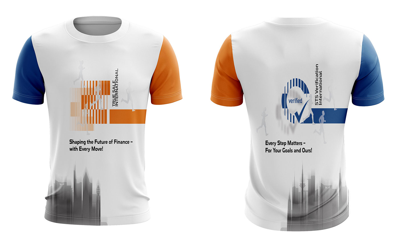 Firmenlaufshirt True Sale International