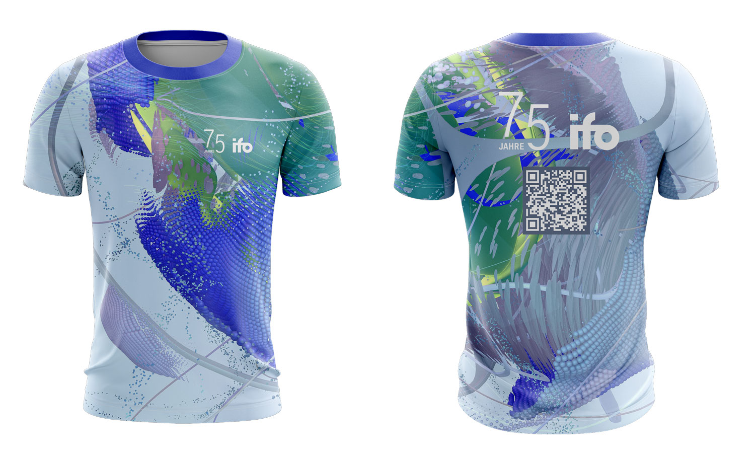 Kunstvolle Laufshirts für das Ifo Institut