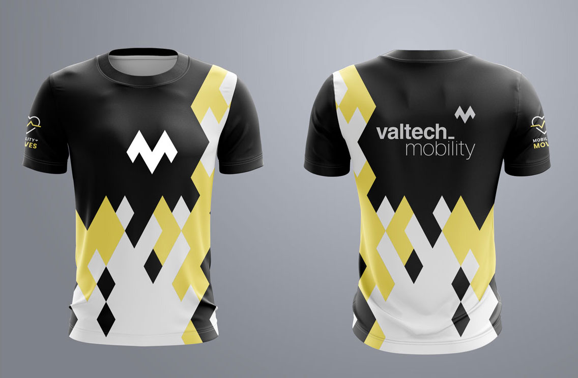 Firmenlaufshirts Valtech Mobility