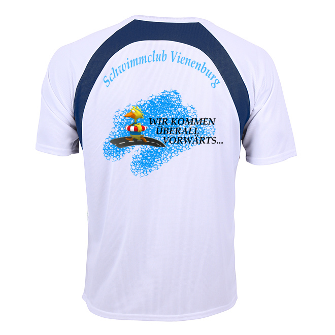 Laufshirt für einen Schwimmverein