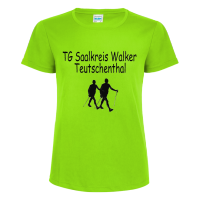 Damen Lauftrikot neongrün bedrucken
