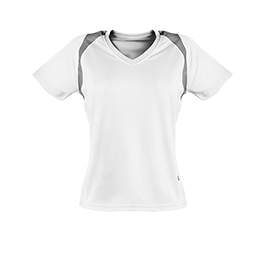 Marathon Shirt Damen weiß/silber