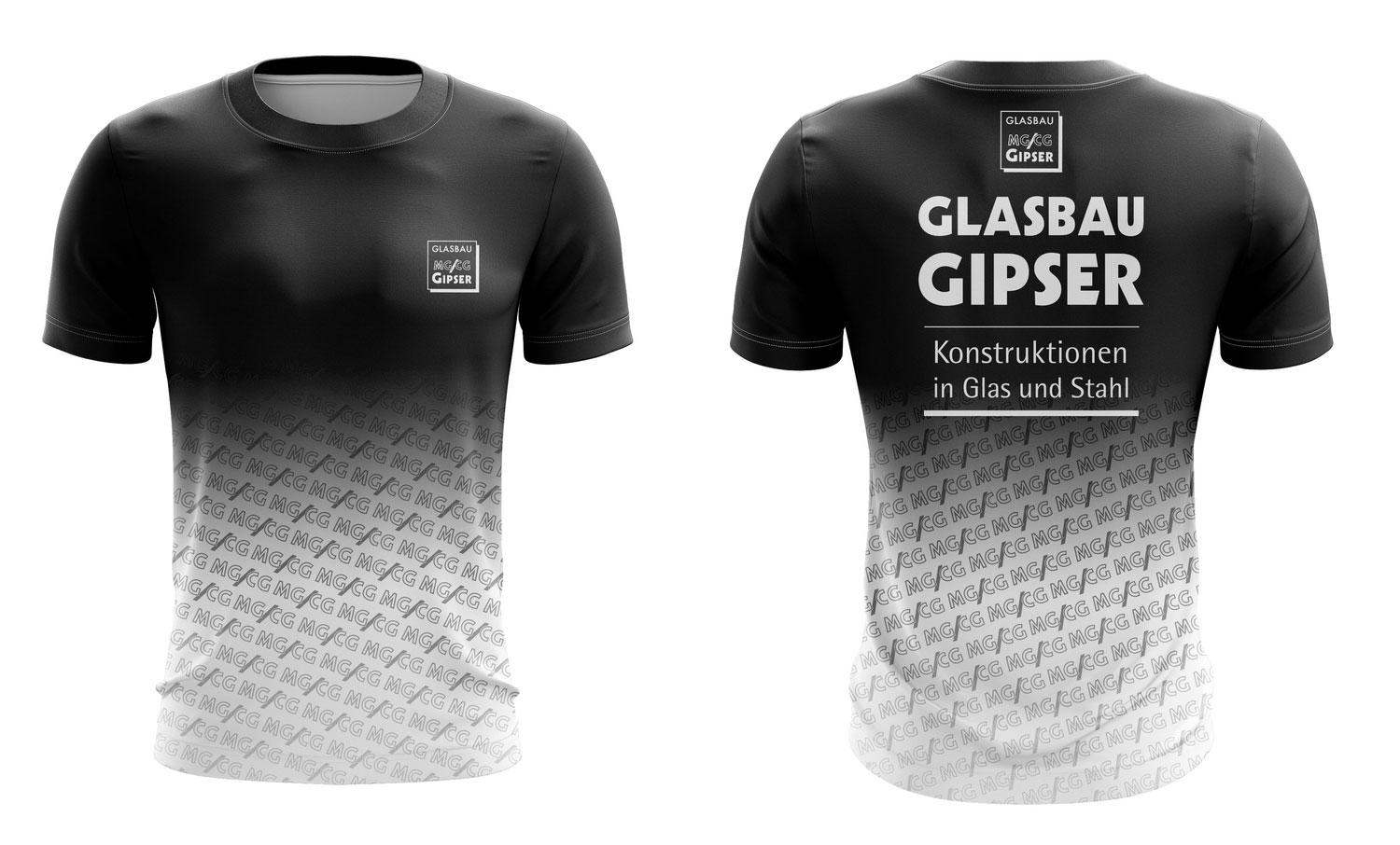 Firmenlaufshirts Glasbau Gipser