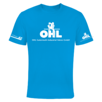 Sport Trikot hellblau vollflächig bedruckt