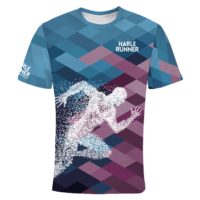 Sportshirt mit Läufer Logo