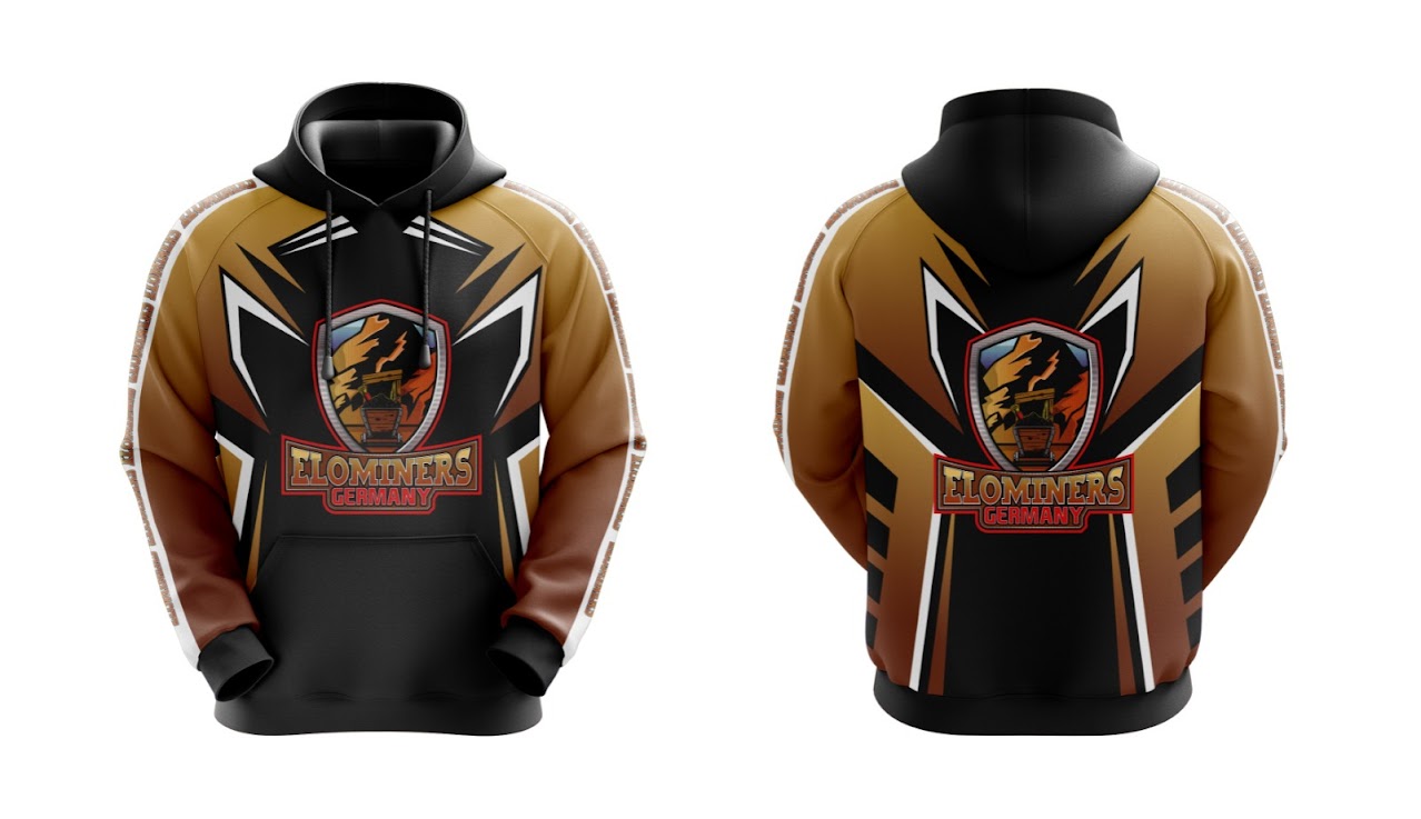 esport Hoodie All-Over Druck