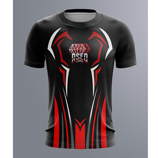 eSports Shirt schwarz/rot