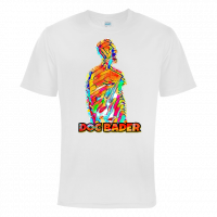 laufshirt weiß mit cooler Bedruckung